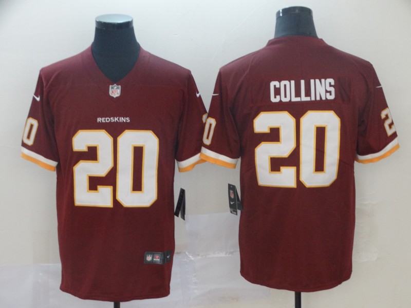 Men's Washington Redskins #20 Landon Collins Red Vapor Untouchable Limited NFL Stitched Jersey